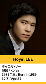 Hoyel LEE／ホイエル・リー
韓国 / Korea
1989年生 / Born in 1989
32才 / Age:32